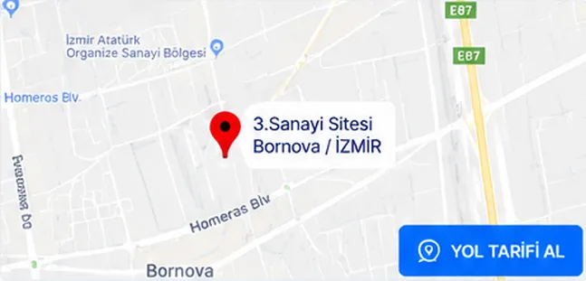 3. Sanayi Sitesi, Bornova / İzmir konum haritası
